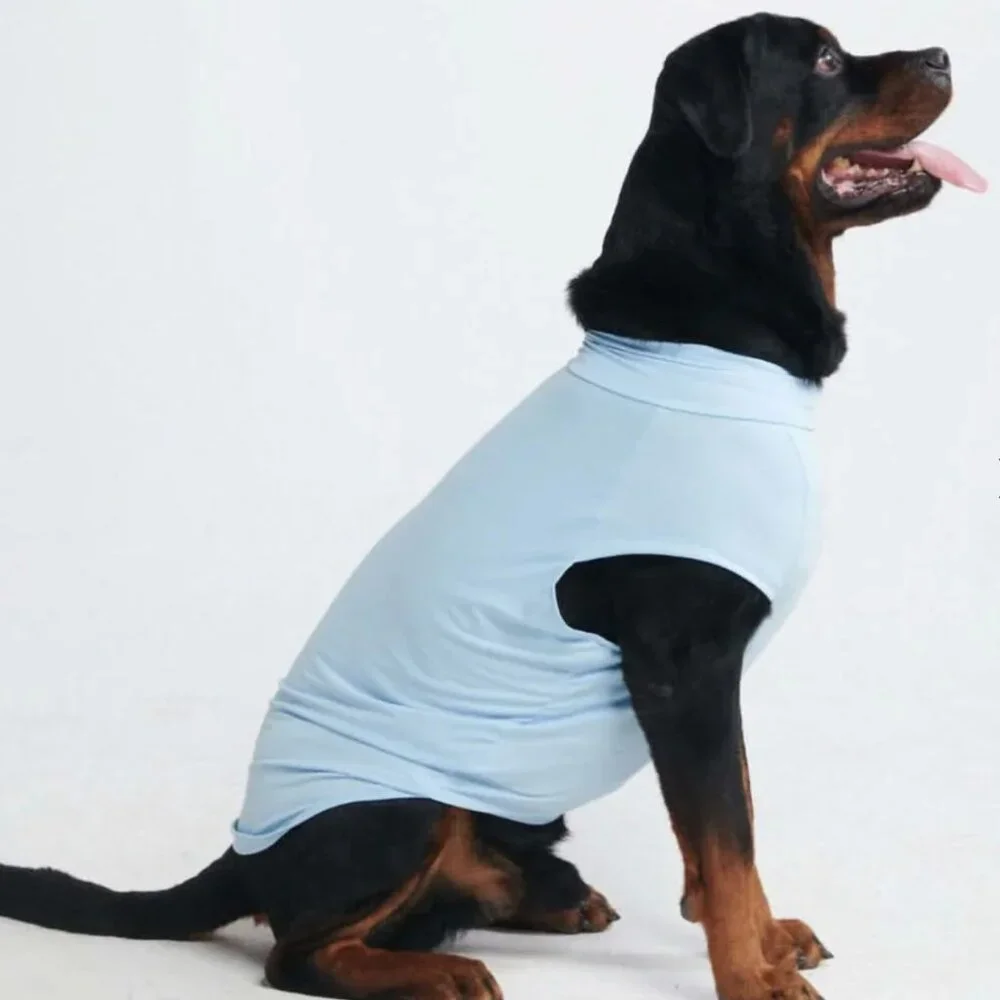 NEW Spark Paws Sunblock Dog T-Shirts (Pack of 2: Grey & Blue)